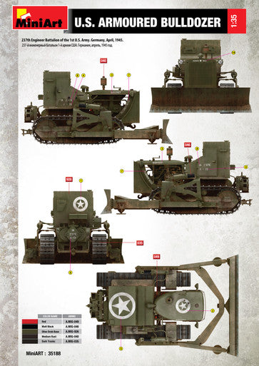 1/35 Miniart US Armored Bulldozer