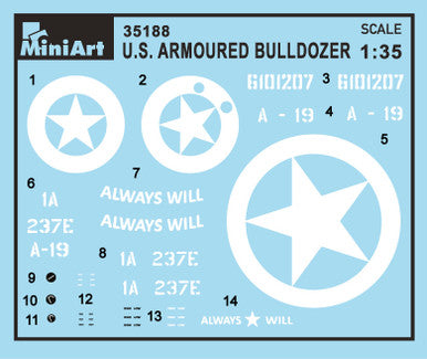 1/35 Miniart US Armored Bulldozer