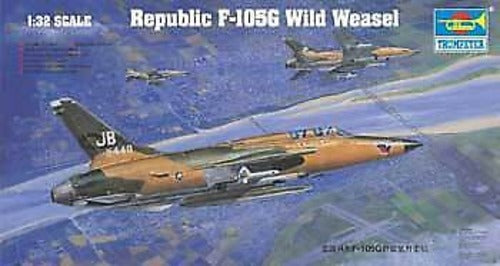 Trumpeter 1/32 F105G Thunderchief Wild Weasel Aircraft