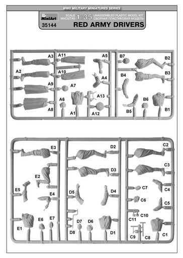 1/35 Miniart WWII Red Army Drivers (5)