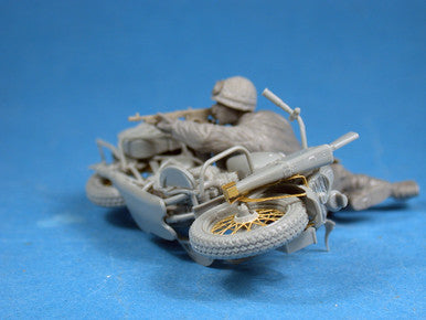 1/35 Miniart US Motorcycle WLA w/Rifleman