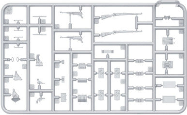 1/35 Miniart WWII German Tank Crew Winter Uniforms (5) w/Weapons (Special Edition)