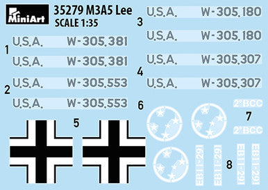 1/35 Miniart WWII M3A5 Lee Medium Tank