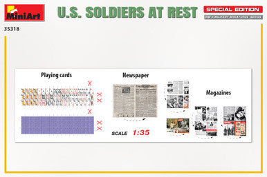 1/35 Miniart US Soldiers at Rest (5) (Special Edition)