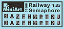 1/35 Miniart Railway Semaphore