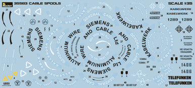 1/35 Miniart Cable Spools (6 w/20 decal options)