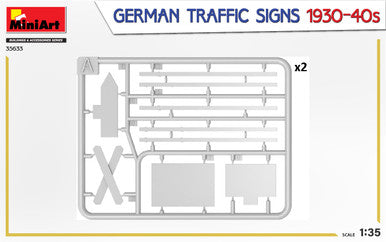 1/35 Miniart German Traffic Signs 1930-40s