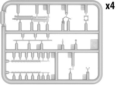 1/35 Miniart M4 Quad Maxim AA Machine Gun