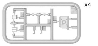 1/35 Miniart German Soldiers (2) w/8 Jerry Cans