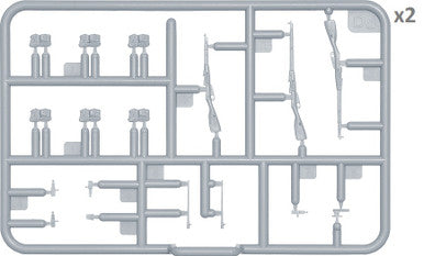 1/35 Miniart WWII Soviet Artillery Crew (5) w/Ammo Boxes & Weapons (Special Edition)