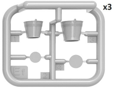 1/35 Miniart Water Pump Set w/Buckets, Cans, etc