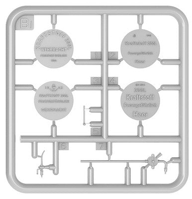 1/35 Miniart German Tankers Refueling (2) w/Drums (2) & Cans (4)