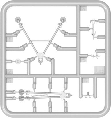 1/35 Miniart US Machine Gun Set (6 different guns, stands, ammo boxes)