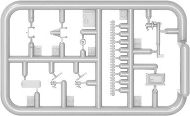 1/35 Miniart US Machine Gun Set (6 different guns, stands, ammo boxes)