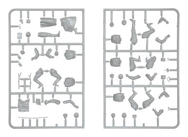 1/35 Miniart Dinner on the Front: Soviet Soldiers (5) w/Furniture & Accessories