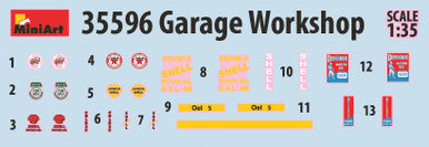 1/35 Miniart Garage Workshop: Equipment & Tools