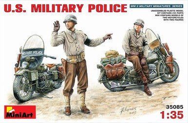 1/35 Miniart US Military Police (2) w/2 Motorcycles