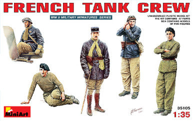 1/35 Miniart French Tank Crew (5)