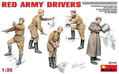 1/35 Miniart WWII Red Army Drivers (5)