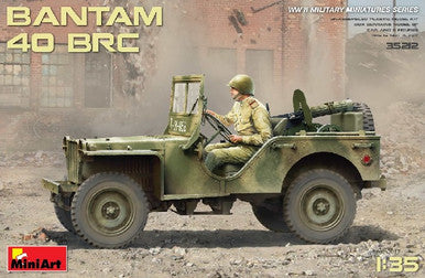 1/35 Miniart WWII Bantam 40BRC Military Car w/Gun & 5 Crew