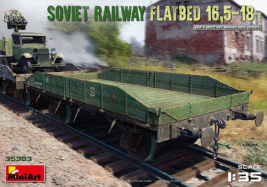 1/35 Miniart WWII Soviet 16.5-18-Ton Railway Flatbed