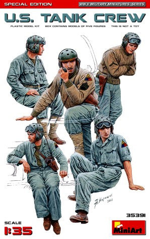 1/35 Miniart WWII US Tank Crew (3) (Special Edition)