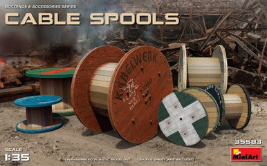 1/35 Miniart Cable Spools (6 w/20 decal options)