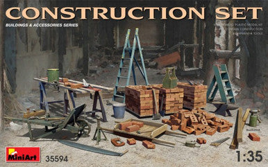 1/35 Miniart Construction Set: Equipment & Tools