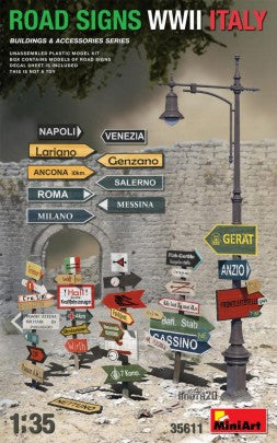 1/35 Miniart WWII Italy Road Signs