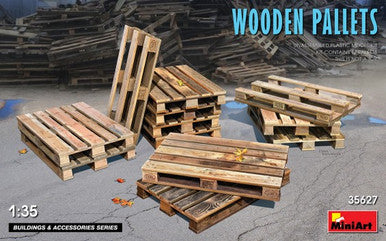 1/35 Miniart Wooden Type Pallets (12)