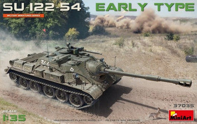 1/35 Miniart Soviet Su122-54 Early Type Self-Propelled Howitzer on T54 Tank Chassis