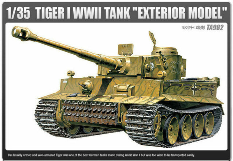 TIGER I WWII TANK 'EXTERIOR MODEL'