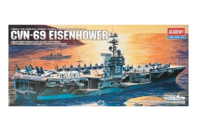 1/800 Academy USS Eisenhower CVN69 Aircraft Carrier