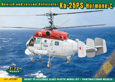 1/72 Ace Models Ka-25PS Hormone-C search and rescue (SAR) Soviet Naval Helicopter