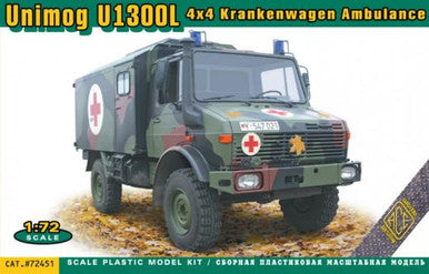 1/72 ACE Models Unimog U1300L 4x4 Krankenwagen Ambulance