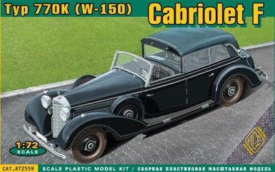 1/72 ACE Models German Grosser Limo 770K (W-150) Cabriolet F (7 passenger) Touring