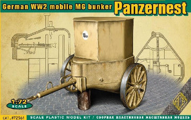 1/72 ACE Models Panzer Nest - German WW2 mobile MG bunker