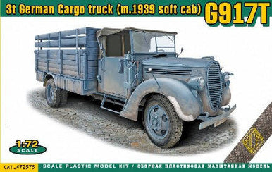 1/72 ACE Models G917T 3t German Cargo truck (soft cab)