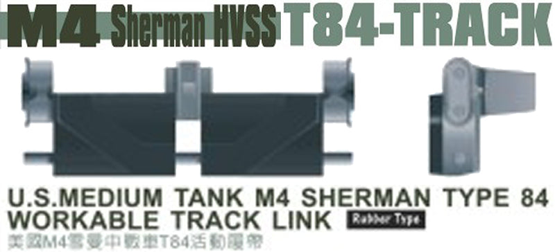 M4 Sherman HVSS Type 84 Workable Track Links