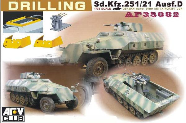 SdKfz 251/21 Ausf D Halftrack w/MG151 20mm Anti-Aircraft Gun