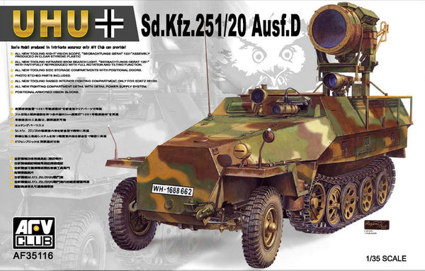 UHU SdKfz 251/20 Ausf D Infrared Searchlight Carrier