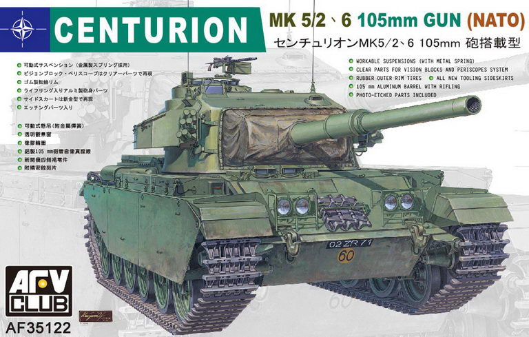 NATO Centurion Mk 5/2 Mk 6 Tank w/105mm Gun