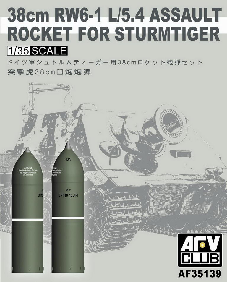 38cm RW6-1 L/5.4 Assault Rocket for Sturmtiger