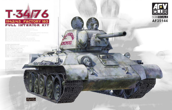 T34/76 Mod 1942/43 No.183 Full Interior Tank