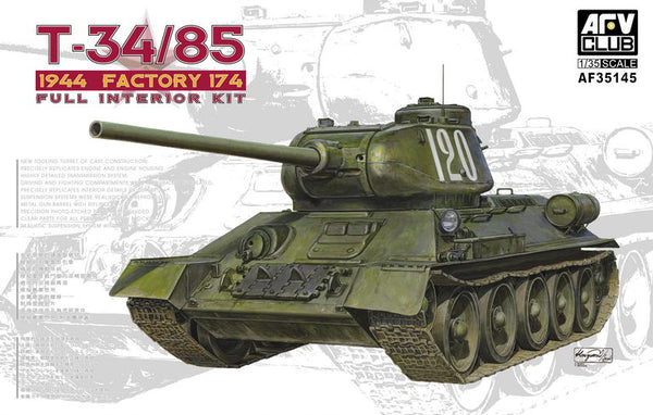 T34/85 Mod 1944 No.174 Full Interior Tank