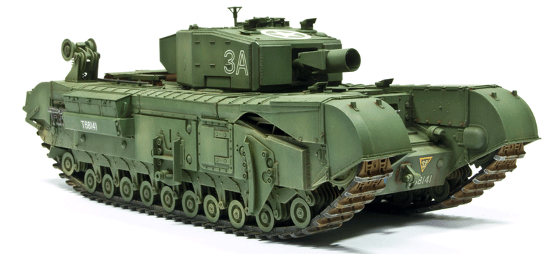 British Churchill Mk III (AVRE) Tank