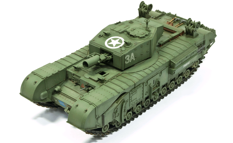 British Churchill Mk III (AVRE) Tank