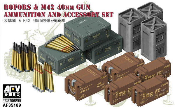 British Bofors & M42 40mm Gun Ammo & Accessory Set