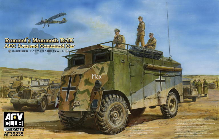 Rommel's Mammoth DAK AEC Armored Command Car