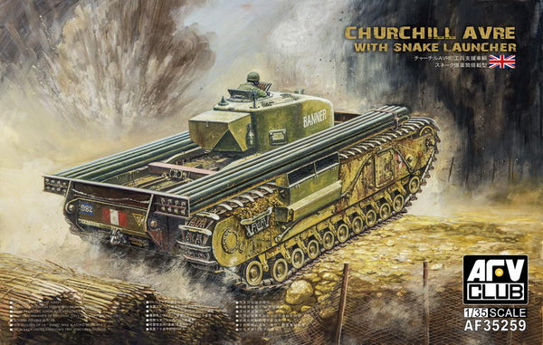 Churchill AVRE Tank w/Snake Launcher